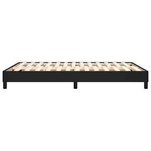 Rám postele s boxspringem černá 140 x 190 cm umělá kůže - obrázek 6