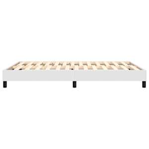 Rám postele s boxspringem bílá 140 x 190 cm umělá kůže - obrázek 6