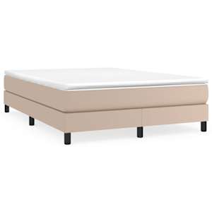 Rám postele s boxspringem cappuccino 140x190 cm umělá kůže - obrázek 2