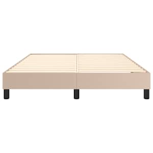Rám postele s boxspringem cappuccino 140x190 cm umělá kůže - obrázek 5