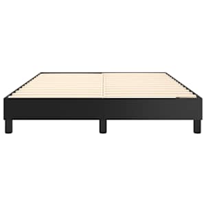 Rám postele s boxspringem černá 140 x 200 cm umělá kůže - obrázek 5