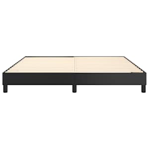 Rám postele s boxspringem černá 180 x 200 cm umělá kůže - obrázek 5