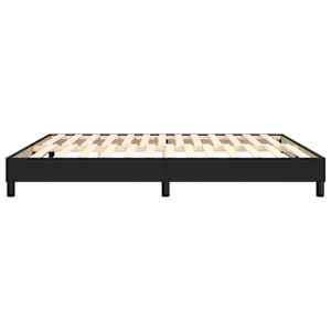 Rám postele s boxspringem černá 180 x 200 cm umělá kůže - obrázek 6