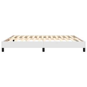 Rám postele s boxspringem bílá 180 x 200 cm umělá kůže - obrázek 6
