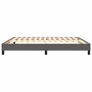 Rám postele s boxspringem šedá 180 x 200 cm umělá kůže - obrázek 6