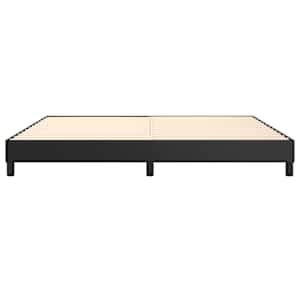 Rám postele s boxspringem černá 200 x 200 cm umělá kůže - obrázek 5