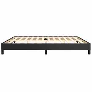 Rám postele s boxspringem černá 200 x 200 cm umělá kůže - obrázek 6