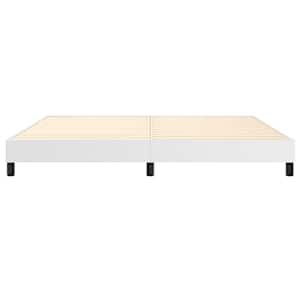 Rám postele s boxspringem bílá 200 x 200 cm umělá kůže - obrázek 5