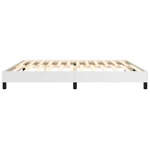 Rám postele s boxspringem bílá 200 x 200 cm umělá kůže - obrázek 6