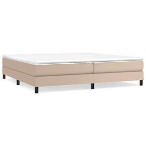 Rám postele s boxspringem cappuccino 200x200 cm umělá kůže - obrázek 2