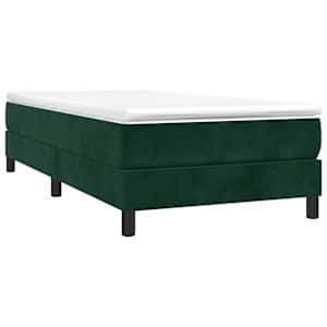 Rám postele s boxspringem tmavě zelená 80 x 200 cm samet - obrázek 3