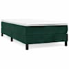 vidaXL vedrumadratsi voodiraam Tumeroheline 90x190 cm samet