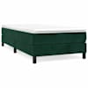 vidaXL vedrumadratsi voodiraam Tumeroheline 100x200 cm samet