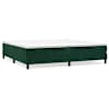 vidaXL vedrumadratsi voodiraam Tumeroheline 200x200 cm samet