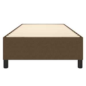 Rám postele s boxspringem tmavě hnědá 80 x 200 cm textil - obrázek 5