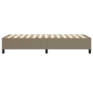 Rám postele s boxspringem taupe 80x200 cm textil - obrázek 6