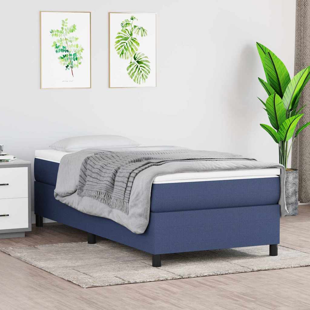 vidaXL ��ko kontynentalne Niebieska 80x200 cm Tkanina