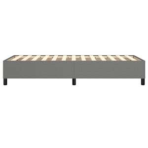 Rám postele s boxspringem tmavě šedá 90 x 190 cm textil - obrázek 6