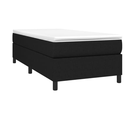 vidaXL Boxspring bed 90x190 cm stof zwart