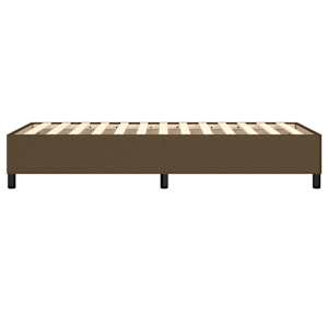 Rám postele s boxspringem tmavě hnědá 90 x 190 cm textil - obrázek 6