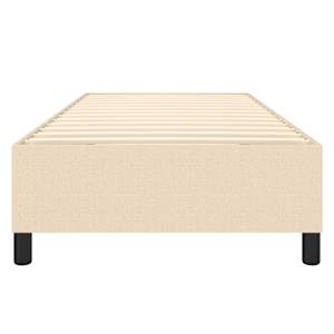Rám postele s boxspringem krémově 90x190 cm textil - obrázek 5