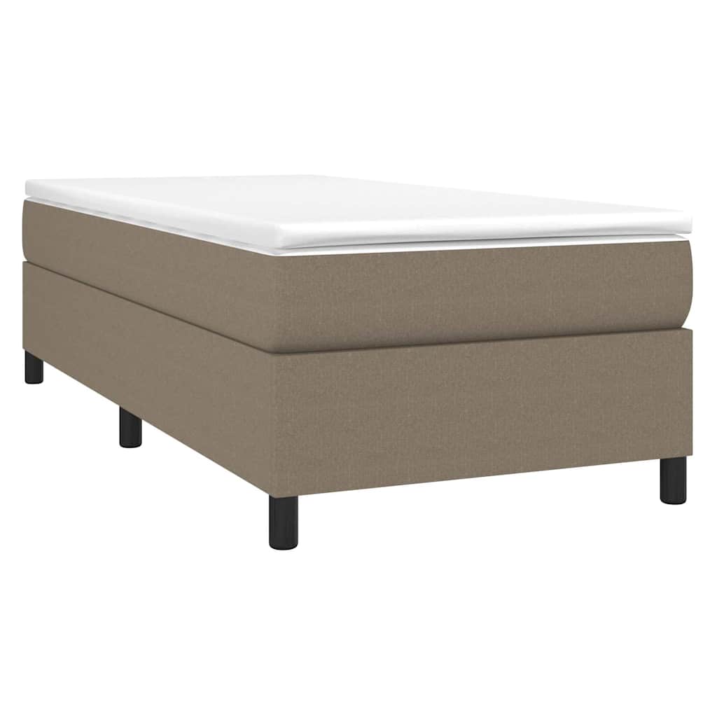 vidaXL Boxspring bed 90x200 cm stof taupe, foto 2