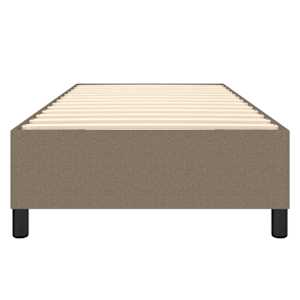 Rám postele s boxspringem taupe 90x200 cm textil - obrázek 5