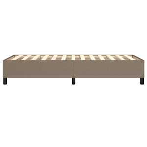 Rám postele s boxspringem taupe 90x200 cm textil - obrázek 6