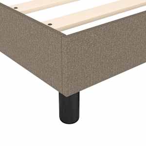 Rám postele s boxspringem taupe 90x200 cm textil - obrázek 7