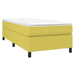 Rám postele s boxspringem zelená 90 x 200 cm textil - obrázek 3