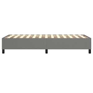 Rám postele s boxspringem tmavě šedá 100 x 200 cm textil - obrázek 6