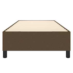 Rám postele s boxspringem tmavě hnědá 100 x 200 cm textil - obrázek 5