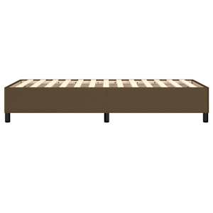 Rám postele s boxspringem tmavě hnědá 100 x 200 cm textil - obrázek 6