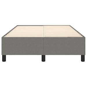 Rám postele s boxspringem tmavě šedá 120 x 200 cm textil - obrázek 5