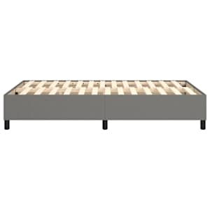 Rám postele s boxspringem tmavě šedá 120 x 200 cm textil - obrázek 6