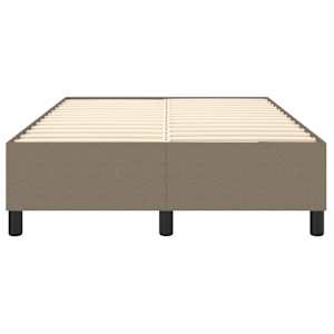 Rám postele s boxspringem taupe 120 x 200 cm textil - obrázek 5
