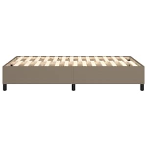 Rám postele s boxspringem taupe 120 x 200 cm textil - obrázek 6
