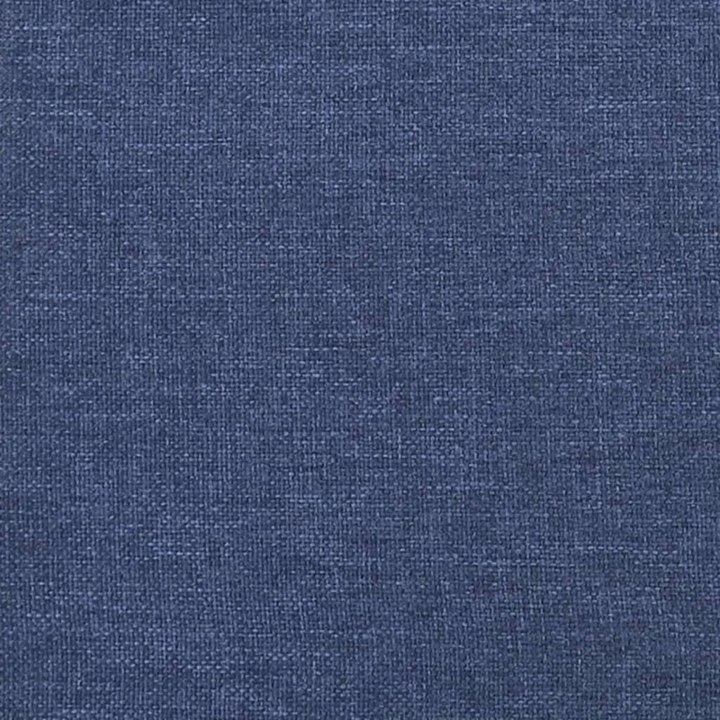 Cadru de pat box spring, albastru, 120x200 cm, textil