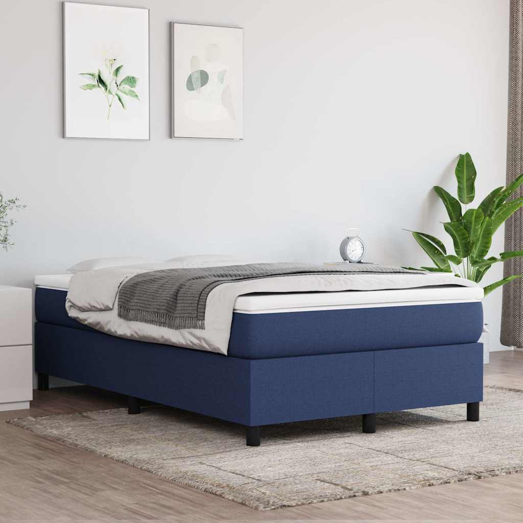 vidaXL ��ko kontynentalne Niebieska 120x200 cm Tkanina