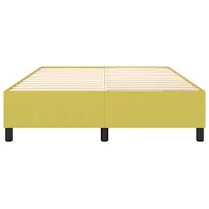 Rám postele s boxspringem zelený 140 x 190 cm textil - obrázek 5