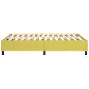 Rám postele s boxspringem zelený 140 x 190 cm textil - obrázek 6