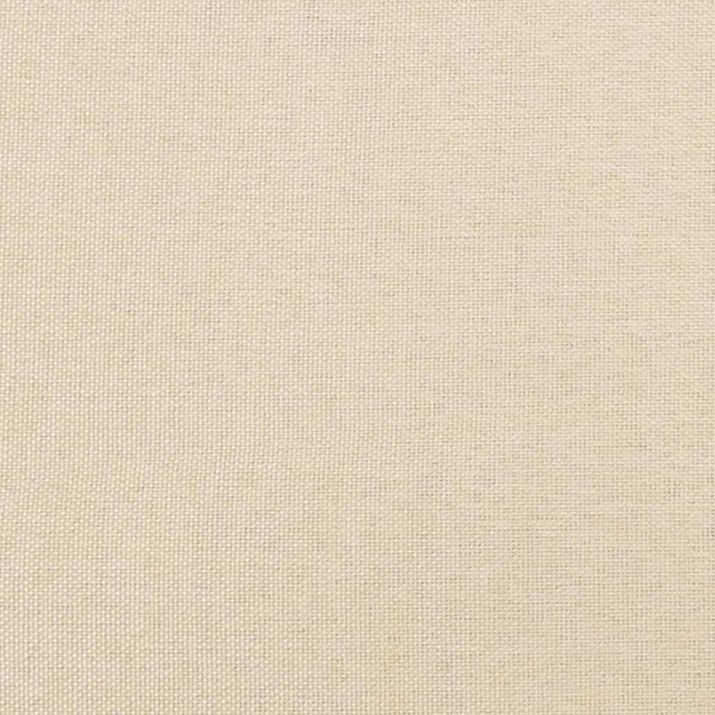 Cadru de pat box spring, crem, 140x200 cm, textil