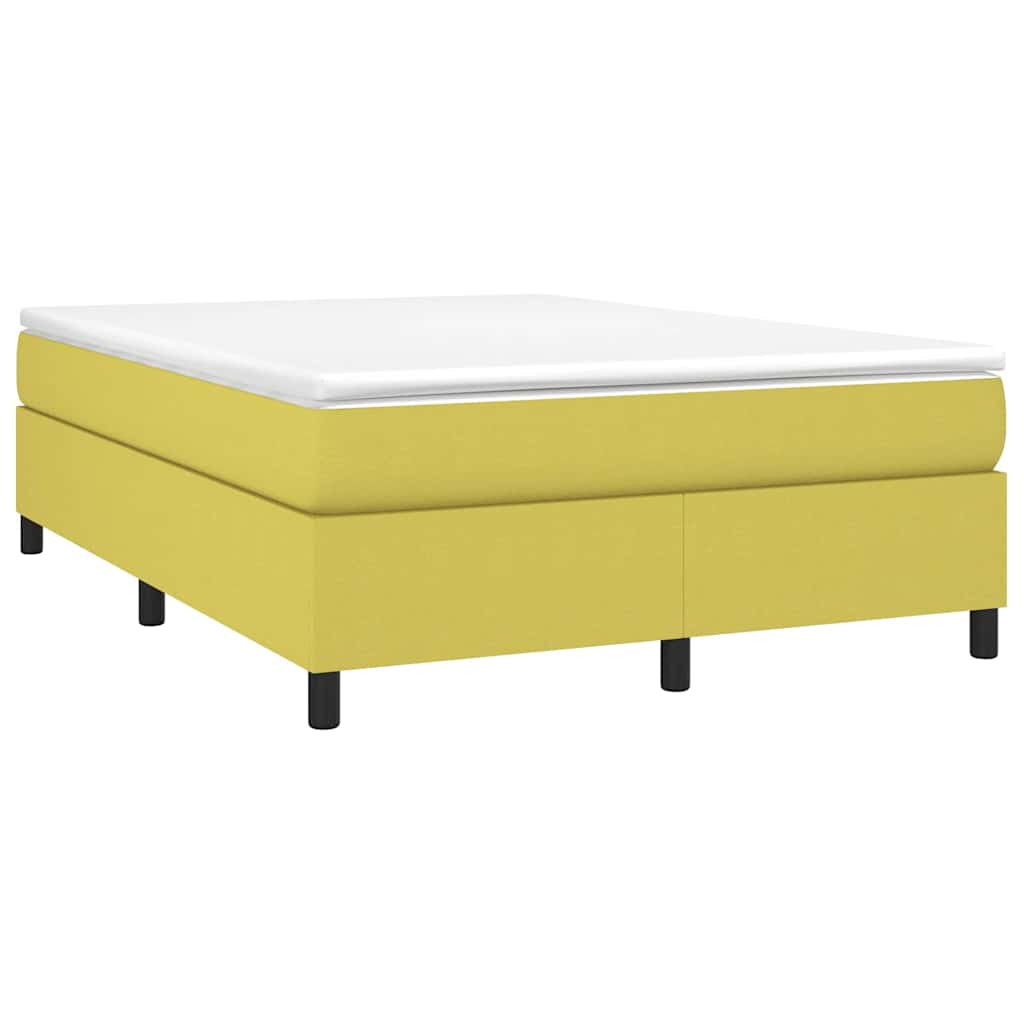 vidaXL - Bedframe - zonder - matras - 140x200 - cm - stof - groen