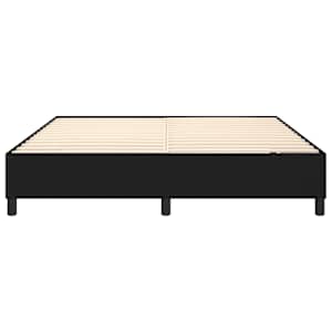 Rám postele s boxspringem černý 160 x 200 cm textil - obrázek 5