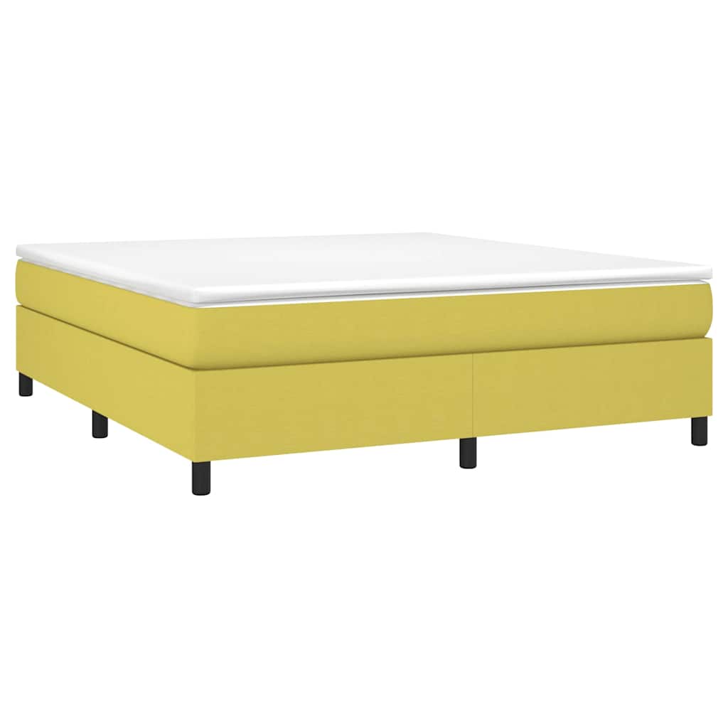 vidaXL Boxspring bed 160x200 cm stof groen, foto 4