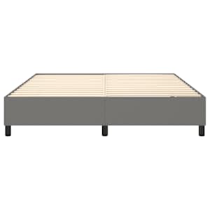 Rám postele s boxspringem tmavě šedý 180 x 200 cm textil - obrázek 5