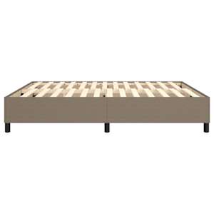 Rám postele s boxspringem taupe 180 x 200 cm textil - obrázek 6