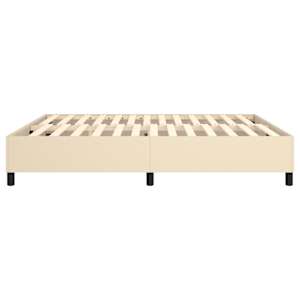 Rám postele s boxspringem krémový 180 x 200 cm textil - obrázek 6