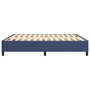 Rám postele s boxspringem modrý 180 x 200 cm textil - obrázek 6