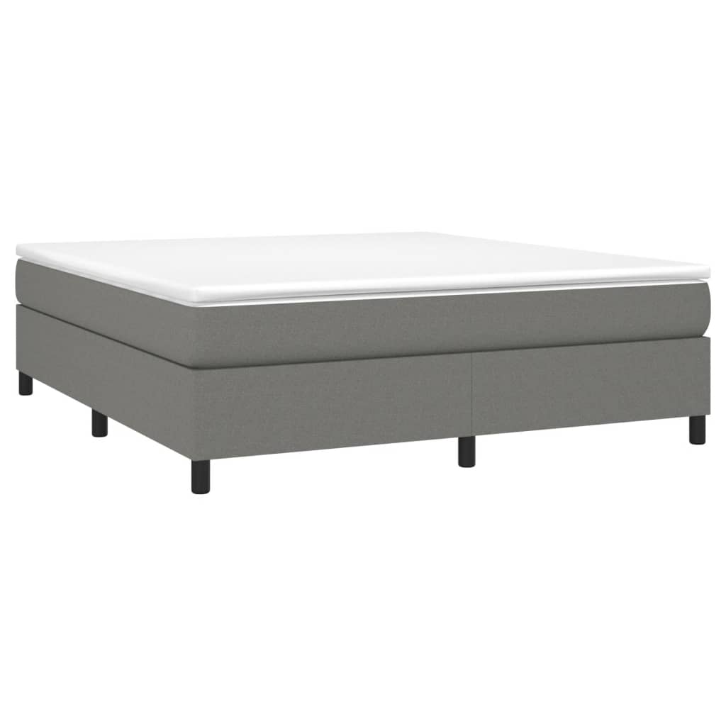 Bed Frame Upholstered Mattress Foundation Bedroom Furniture Fabric vidaXL - Picture 22 of 84